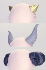 まっすぐな角・曲がった角・クルンとした角型紙