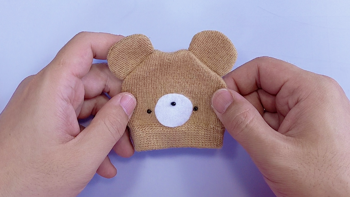 ドロボーちゃんぬいぐるみ用型紙の完成イメージ2