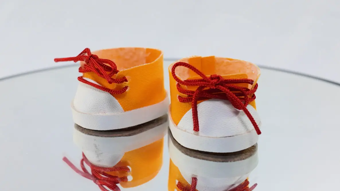 15cmぷっくりぬい用くつ型紙の完成イメージ1