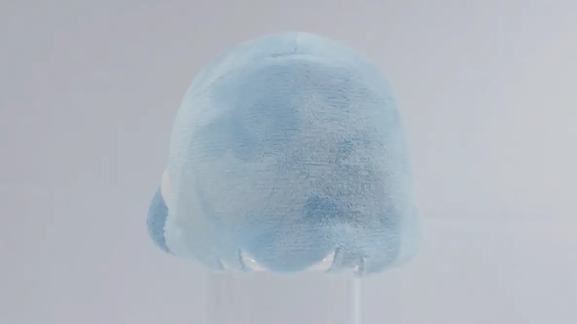 10cm立ちポーズぬい用[後ろ髪パーツ] ボブカットの完成イメージ2