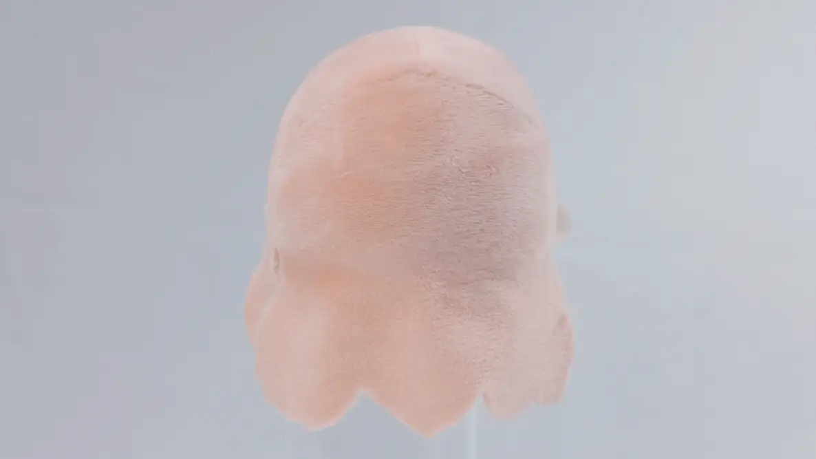 10cm立ちポーズぬい用[後ろ髪パーツ] ロングパーマの完成イメージ2