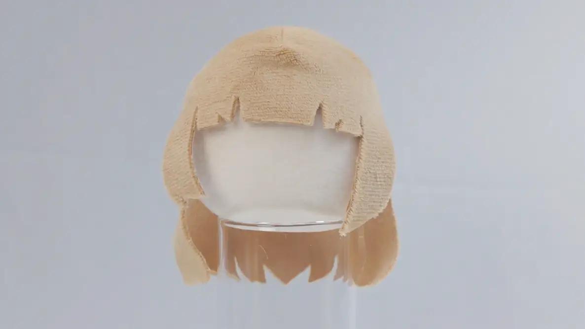 10cm立ちポーズぬい用[後ろ髪パーツ] ロングヘアの完成イメージ1