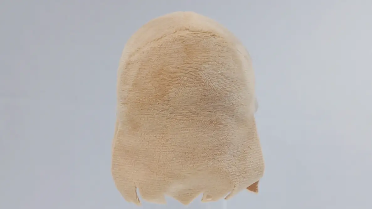 10cm立ちポーズぬい用[後ろ髪パーツ] ロングヘアの完成イメージ2