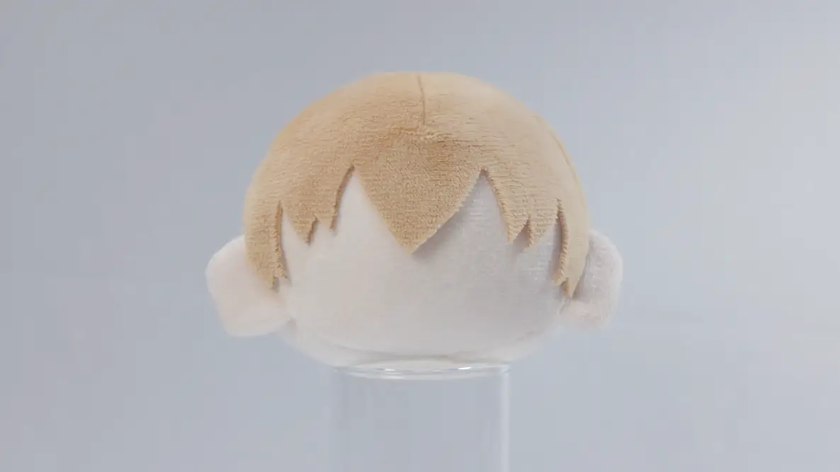 15cmぷっくりぬい用[後ろ髪パーツ] ツーブロックの完成イメージ1