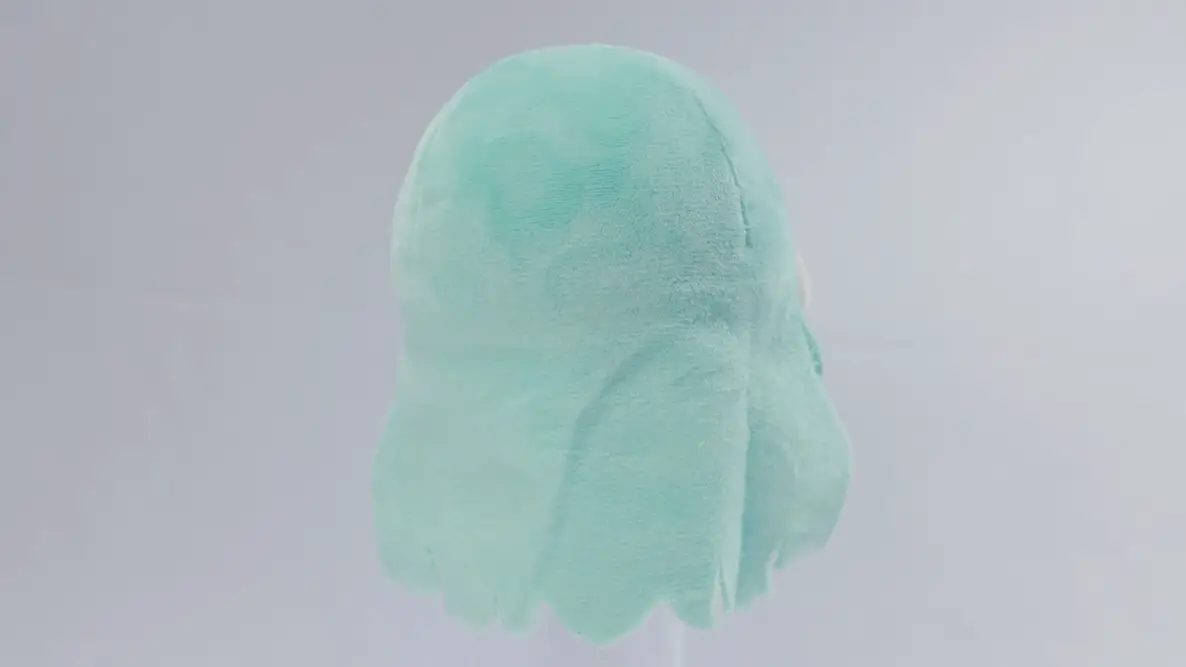 15cmぷっくりぬい用[後ろ髪パーツ] ロングパーマの完成イメージ2